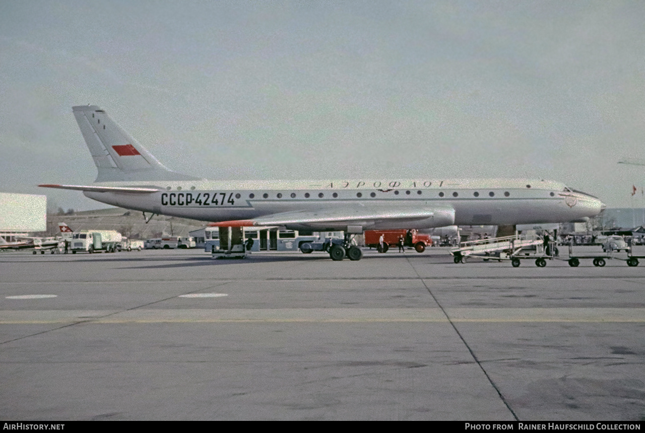 Aircraft Photo of CCCP-42474 | Tupolev Tu-104B | Aeroflot | AirHistory.net #851034