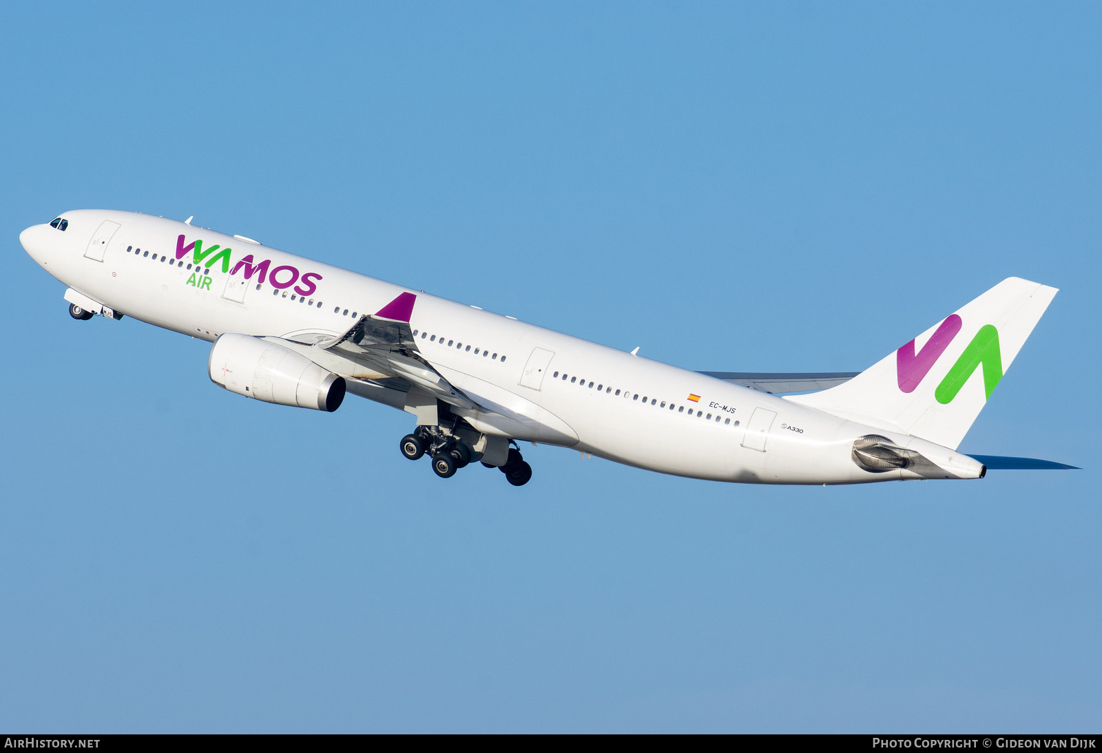 Aircraft Photo of EC-MJS | Airbus A330-243 | Wamos Air | AirHistory.net #851066