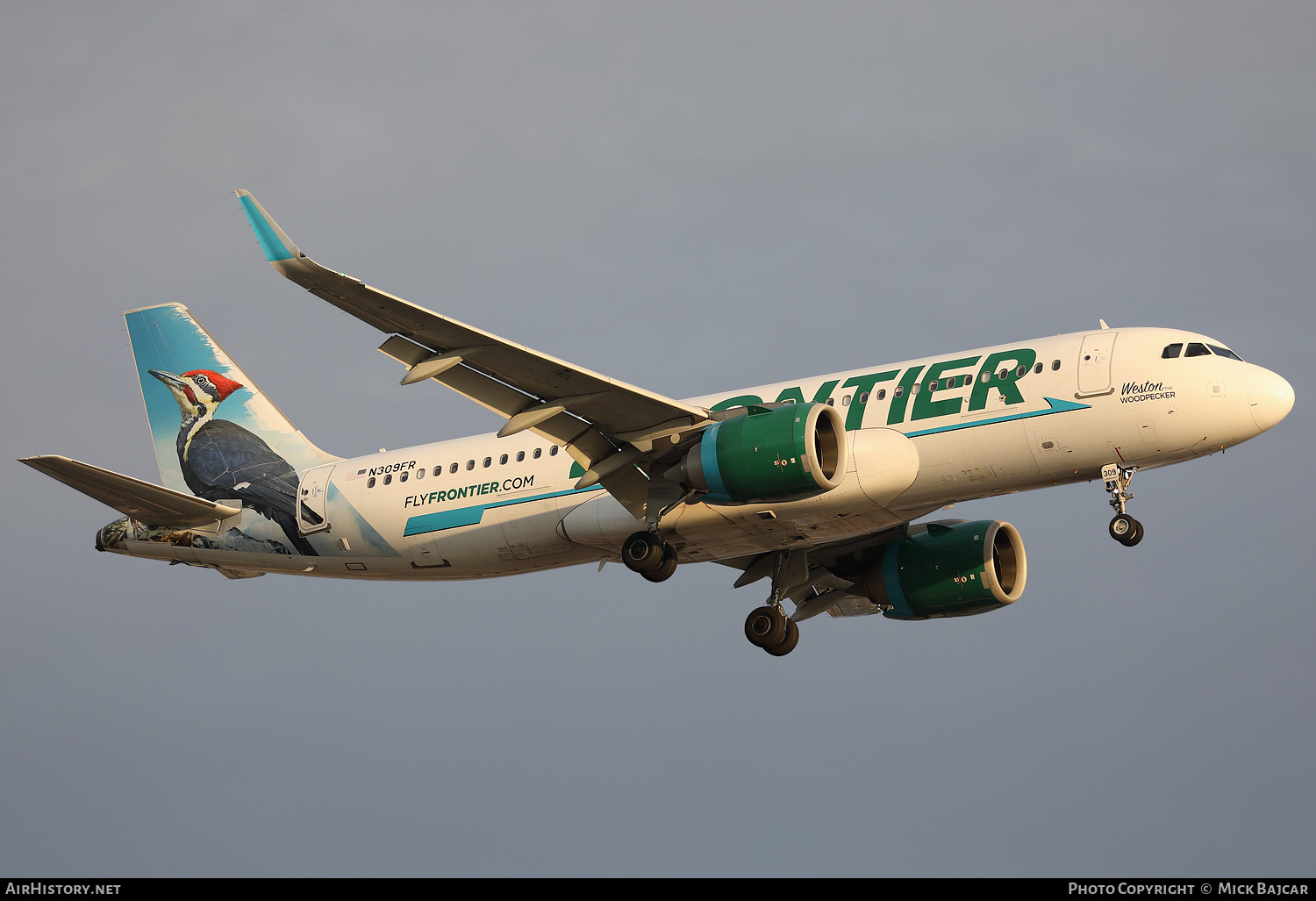Aircraft Photo of N309FR | Airbus A320-251N | Frontier Airlines | AirHistory.net #851074