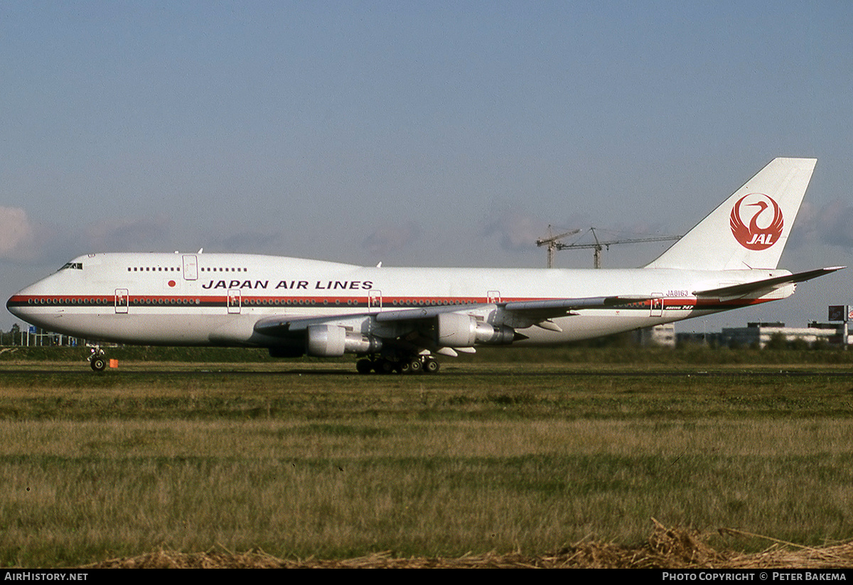 Aircraft Photo of JA8163 | Boeing 747-346 | Japan Air Lines - JAL | AirHistory.net #851085