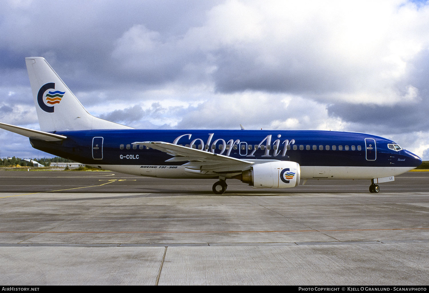 Aircraft Photo of G-COLC | Boeing 737-3Q8 | Color Air | AirHistory.net #851108