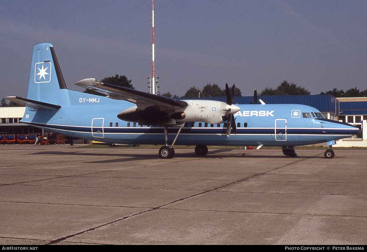 Aircraft Photo of OY-MMJ | Fokker 50 | Maersk Air | AirHistory.net #851118