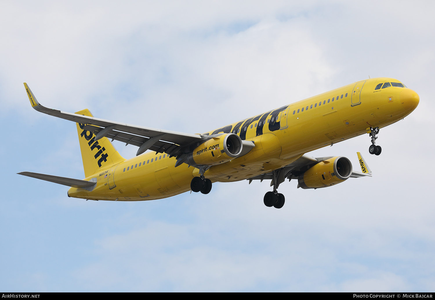 Aircraft Photo of N660NK | Airbus A321-231 | Spirit Airlines | AirHistory.net #851123