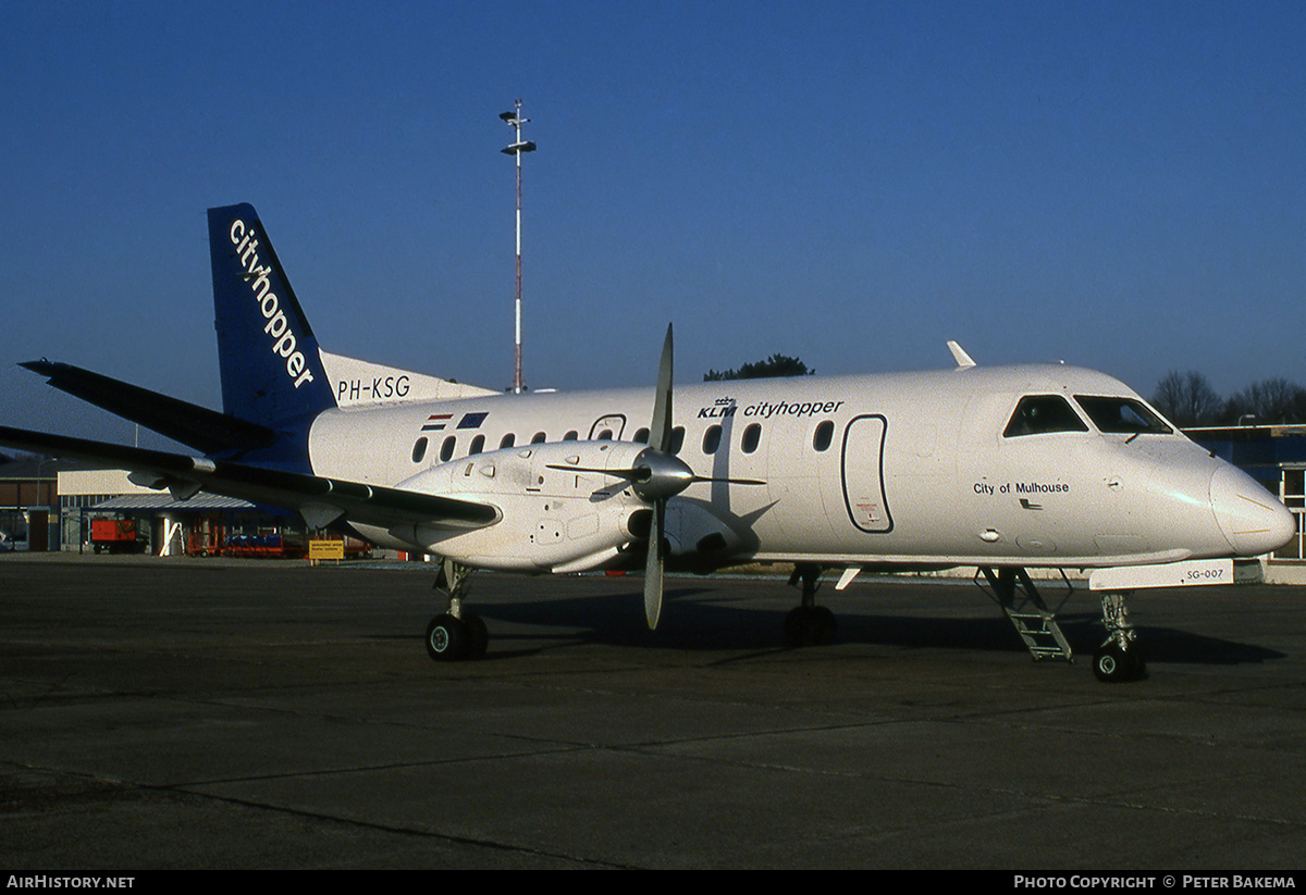 Aircraft Photo of PH-KSG | Saab 340B | KLM Cityhopper | AirHistory.net #851134