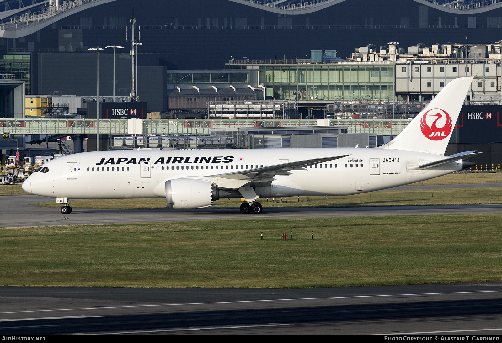 Aircraft Photo of JA841J | Boeing 787-8 Dreamliner | Japan Airlines - JAL | AirHistory.net #851150