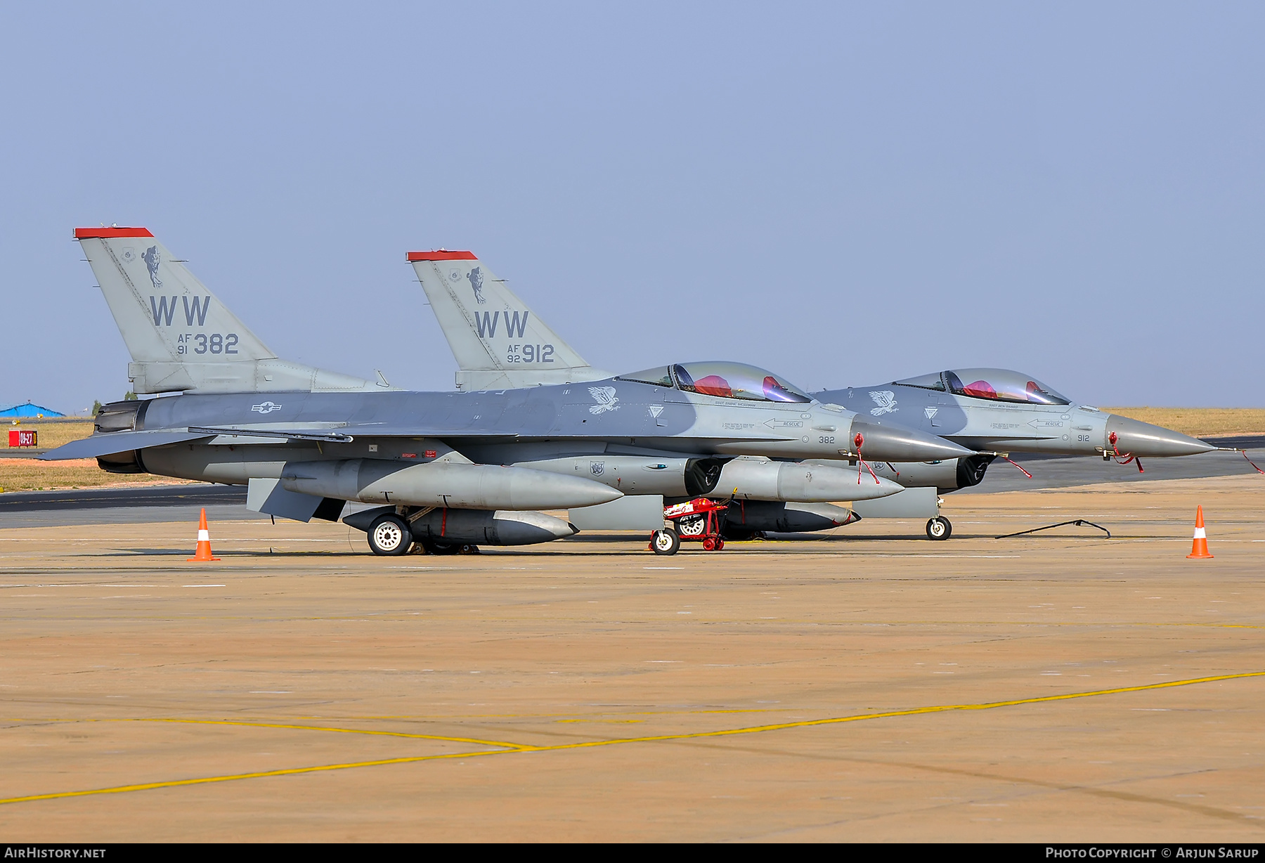 Aircraft Photo of 91-0382 / AF91-382 | General Dynamics F-16C Fighting Falcon | USA - Air Force | AirHistory.net #851196