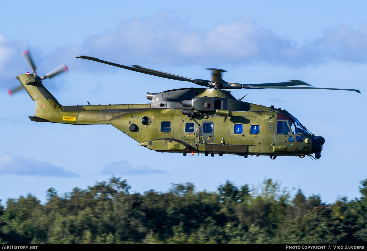 Aircraft Photo of M-507 | AgustaWestland EH101-512 Merlin Joint Supporter | Denmark - Air Force | AirHistory.net #851198