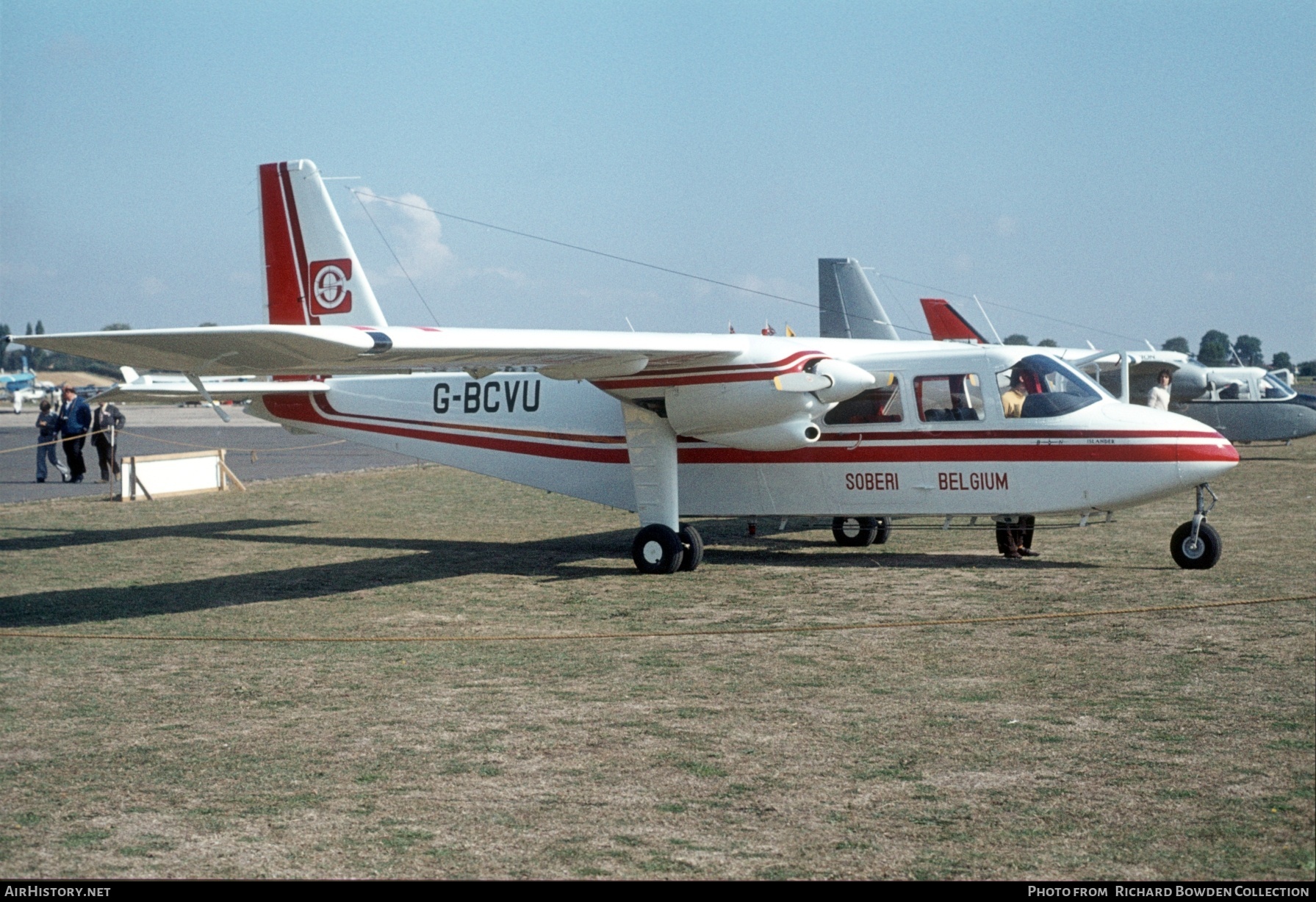 Aircraft Photo of G-BCVU | Britten-Norman BN-2A-27 Islander | Soberi Belgium | AirHistory.net #851230