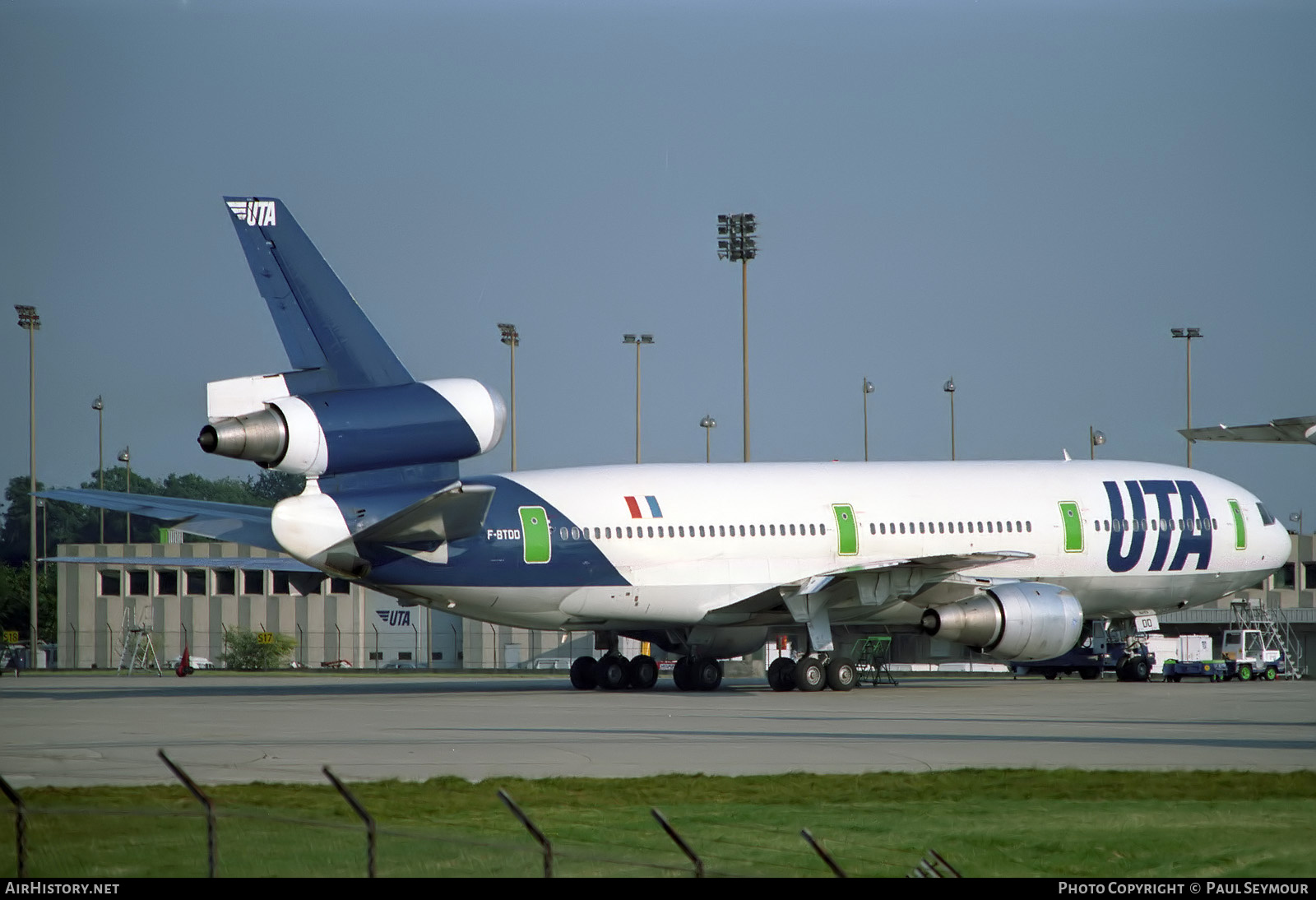 Aircraft Photo of F-BTDD | McDonnell Douglas DC-10-30 | UTA - Union de Transports Aériens | AirHistory.net #851236