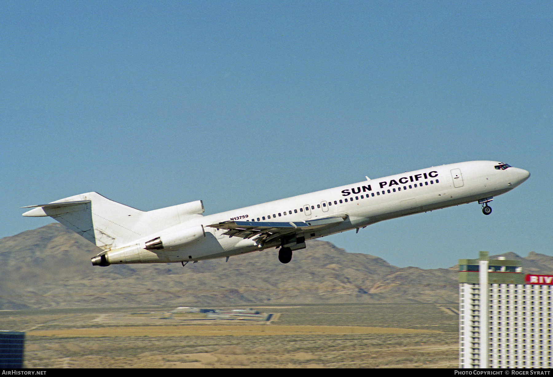 Aircraft Photo of N13759 | Boeing 727-227/Adv | Sun Pacific International Airlines | AirHistory.net #851262
