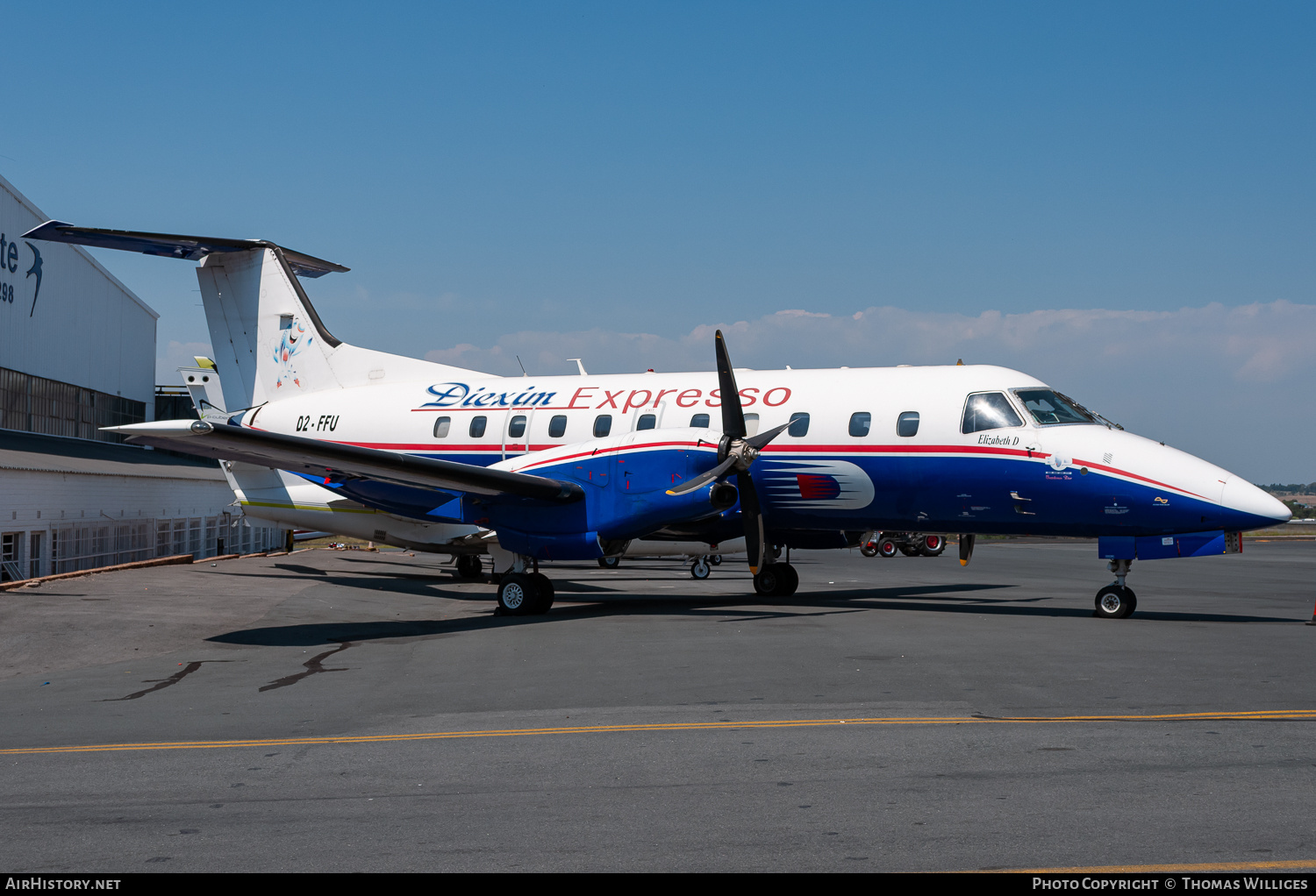 Aircraft Photo of D2-FFU | Embraer EMB-120(ER) Brasilia | Diexim Expresso | AirHistory.net #851275