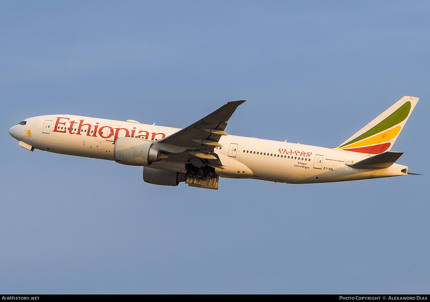 Aircraft Photo of ET-AQL | Boeing 777-260/LR | Ethiopian Airlines | AirHistory.net #851324