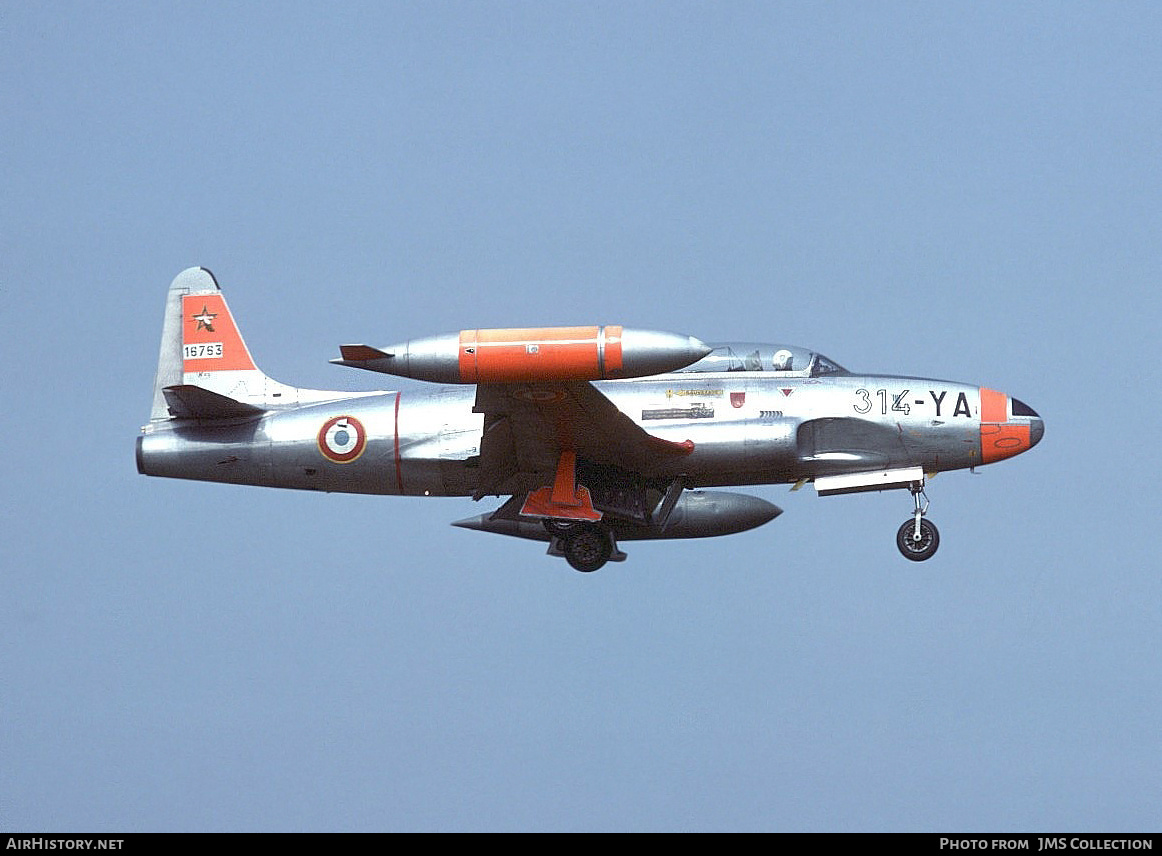 Aircraft Photo of 16763 | Lockheed T-33A | France - Air Force | AirHistory.net #851325