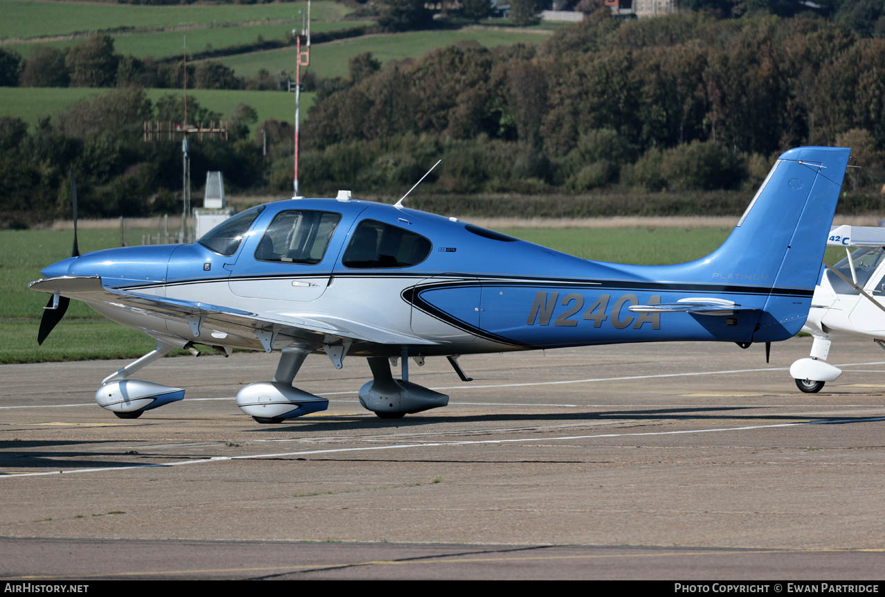 Aircraft Photo of N24CA | Cirrus SR-22 G6-GTS Platinum | AirHistory.net #851394