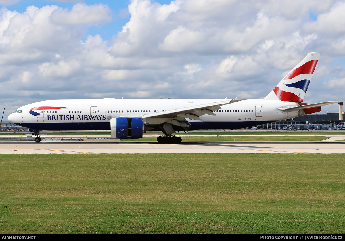 Aircraft Photo of G-VIIV | Boeing 777-236/ER | British Airways | AirHistory.net #851403