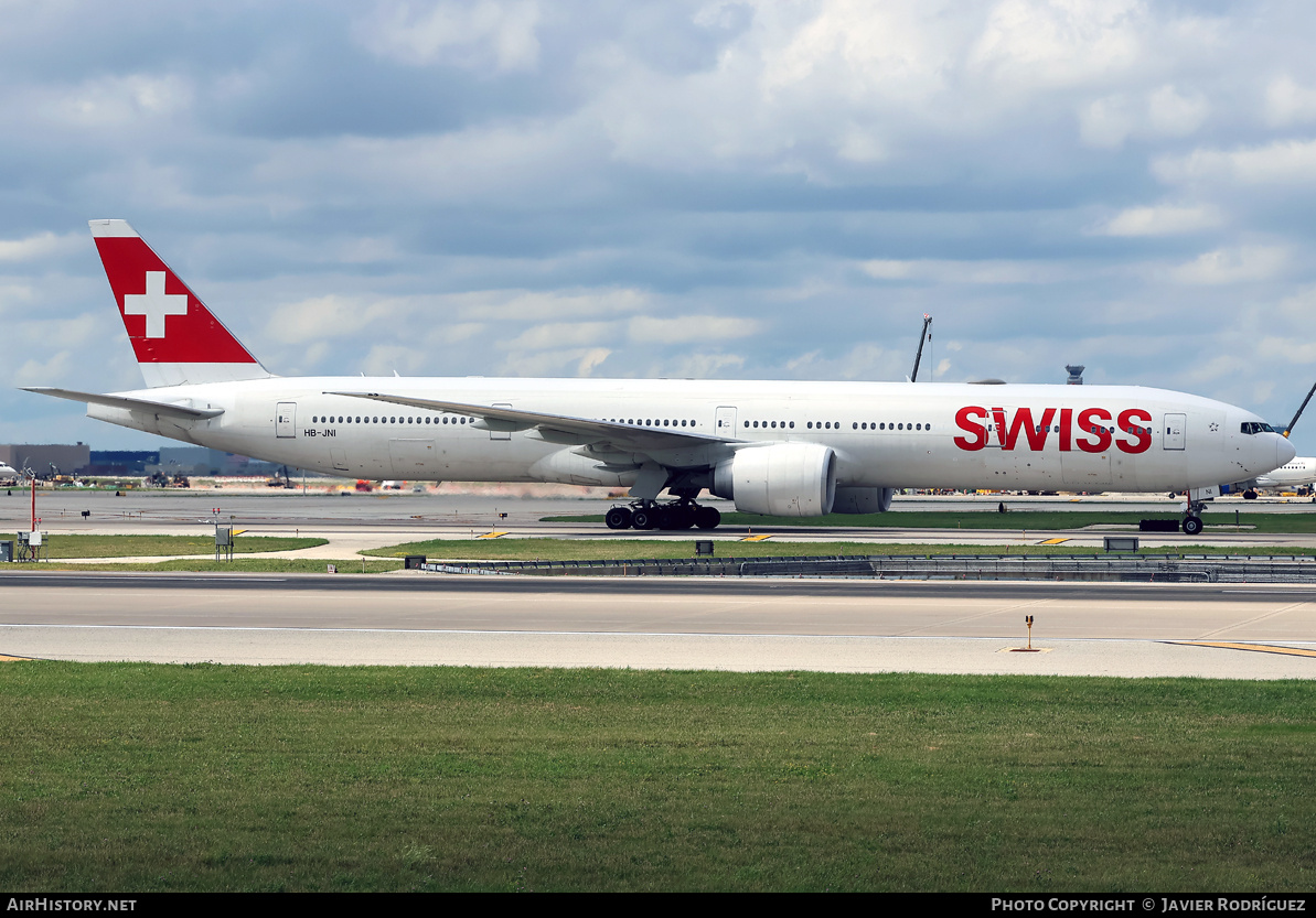 Aircraft Photo of HB-JNI | Boeing 777-300/ER | Swiss International Air Lines | AirHistory.net #851413