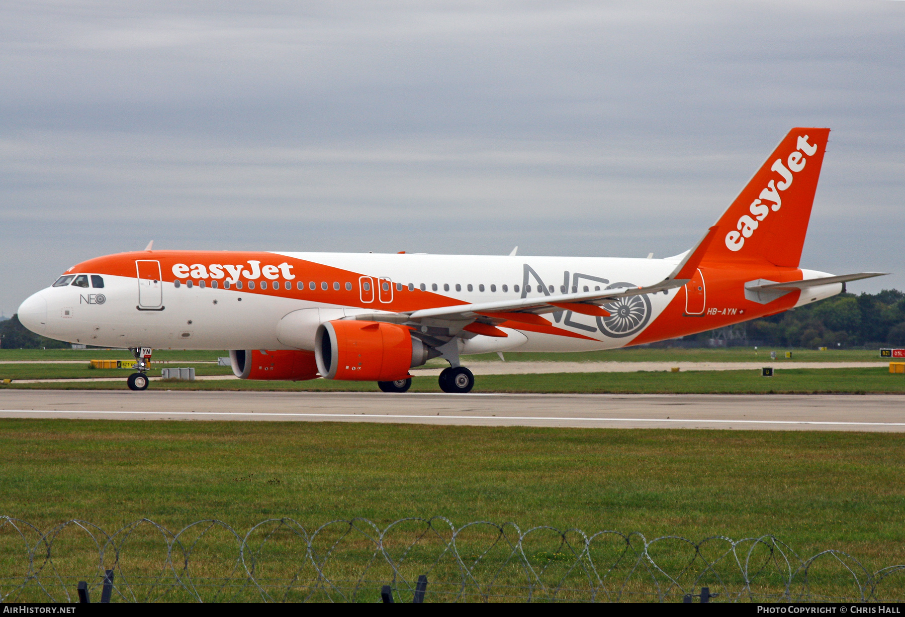 Aircraft Photo of HB-AYN | Airbus A320-251N | EasyJet | AirHistory.net #851420