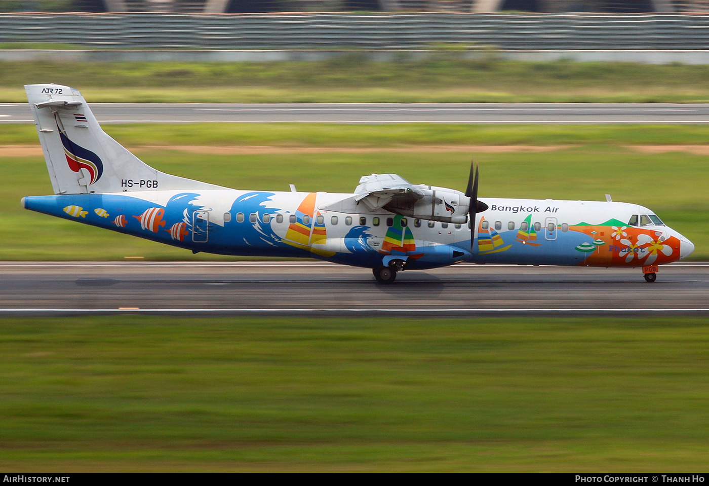Aircraft Photo of HS-PGB | ATR ATR-72-500 (ATR-72-212A) | Bangkok Airways | AirHistory.net #851428
