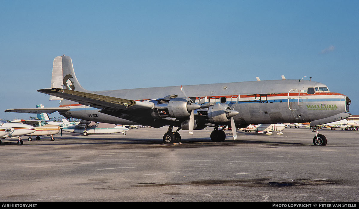 Aircraft Photo of XA-RIK | Douglas C-118A Liftmaster | Maya Carga | AirHistory.net #851476