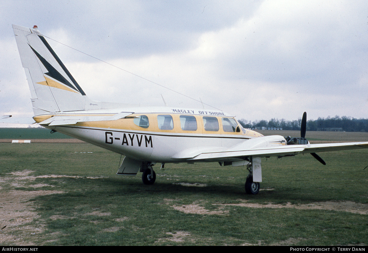 Aircraft Photo of G-AYVM | Piper PA-31-310 Navajo | Wagley Offshore | AirHistory.net #851486