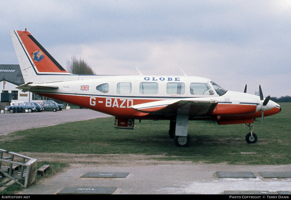 Aircraft Photo of G-BAZD | Piper PA-31-310 Navajo B | Globe | AirHistory.net #851488