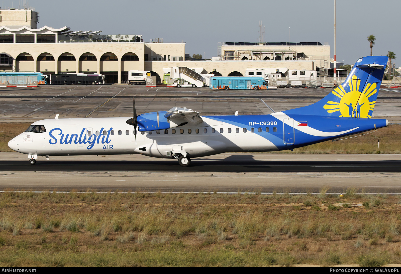 Aircraft Photo of RP-C6388 | ATR ATR-72-600 (ATR-72-212A) | Sunlight Air | AirHistory.net #851510