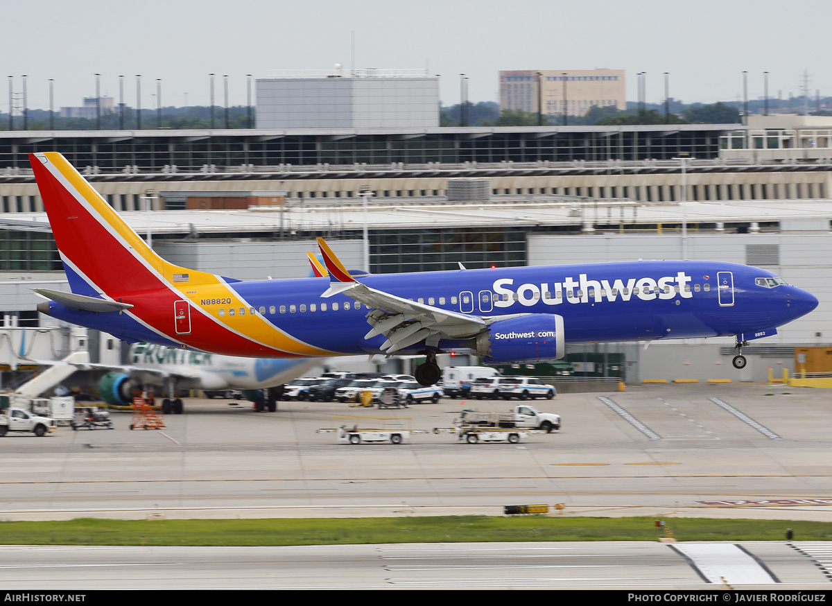 Aircraft Photo of N8882Q | Boeing 737-8 Max 8 | Southwest Airlines | AirHistory.net #851516