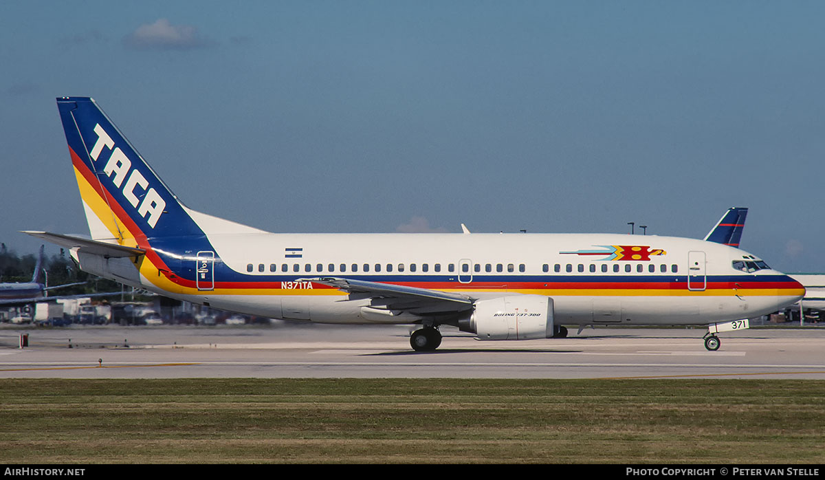 Aircraft Photo of N371TA | Boeing 737-3S1 | TACA - Transportes Aéreos Centro Americanos | AirHistory.net #851518
