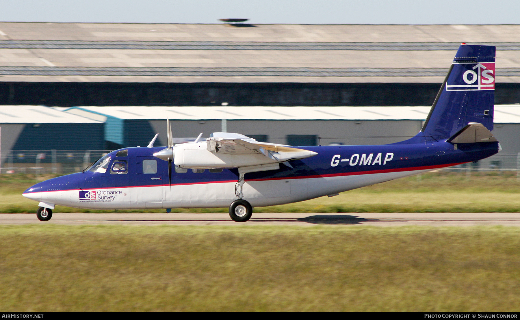 Aircraft Photo of G-OMAP | North American Rockwell 685 Commander | Ordnance Survey | AirHistory.net #851522