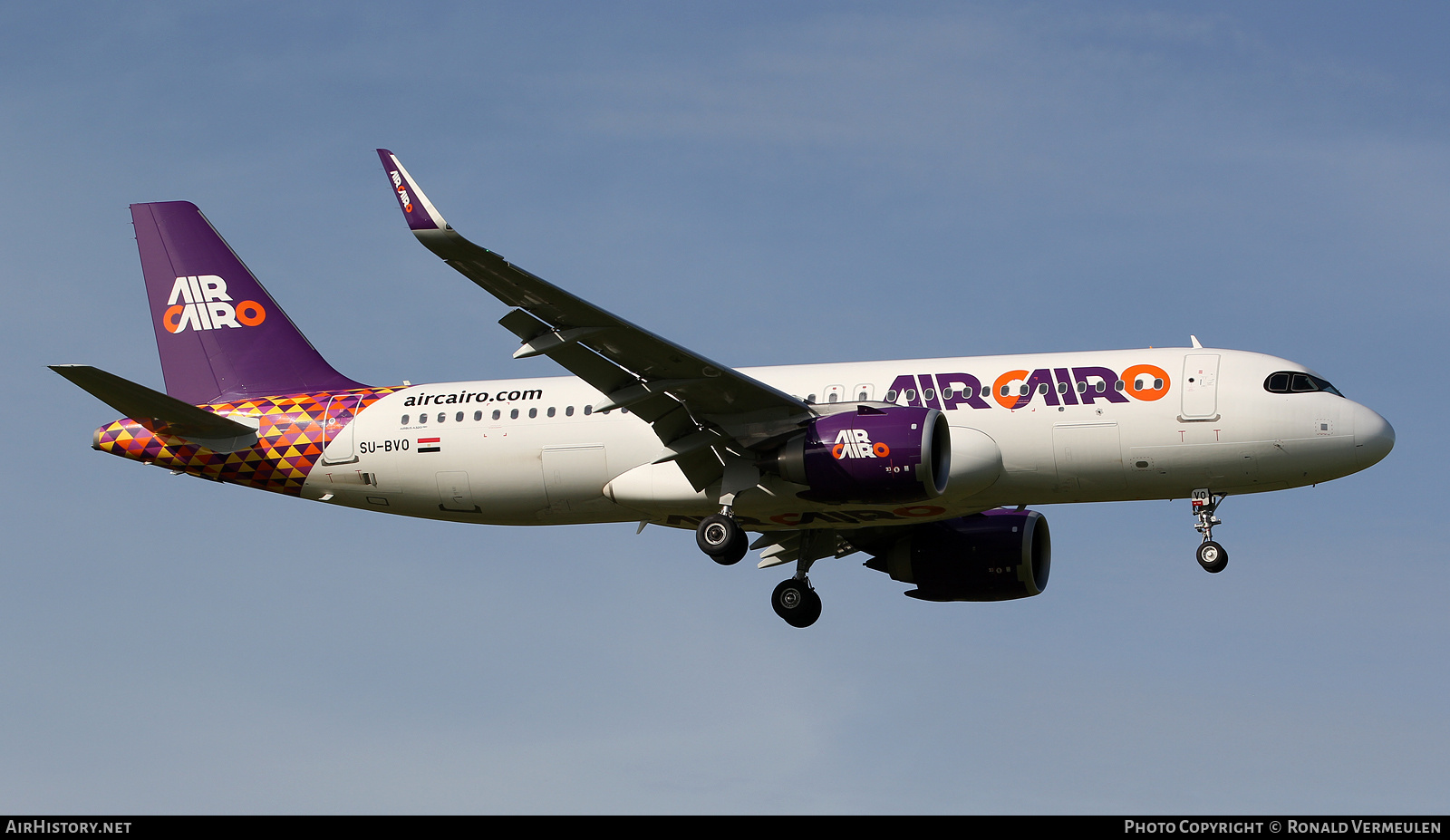 Aircraft Photo of SU-BVO | Airbus A320-251N | Air Cairo | AirHistory.net #851575