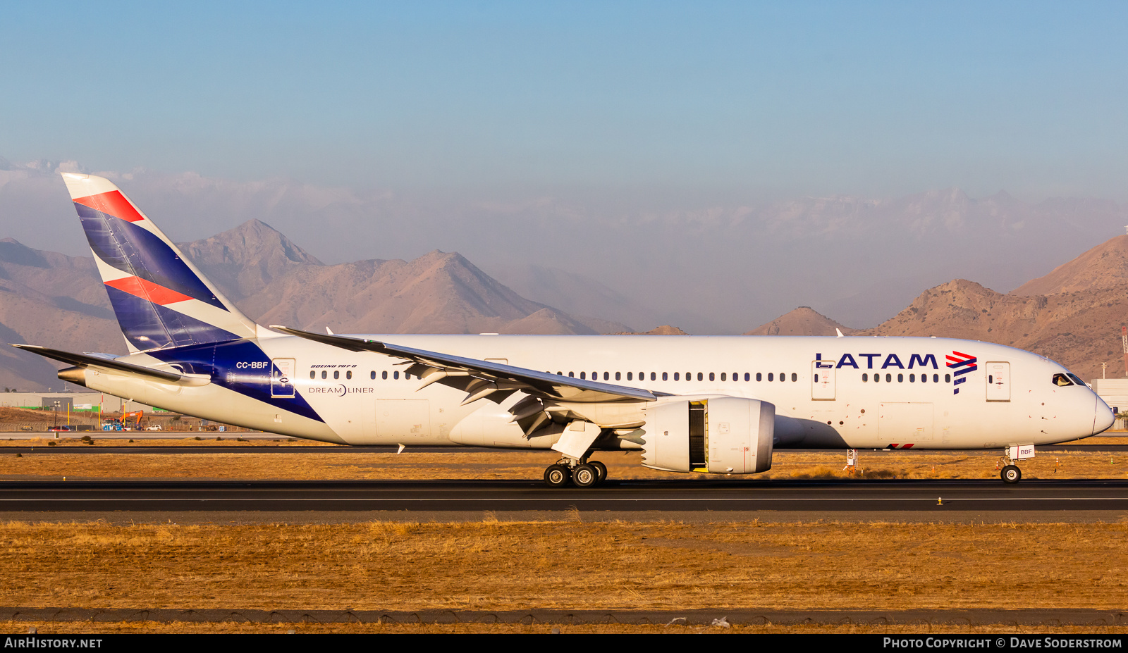 Aircraft Photo of CC-BBF | Boeing 787-8 Dreamliner | LATAM Airlines | AirHistory.net #851590