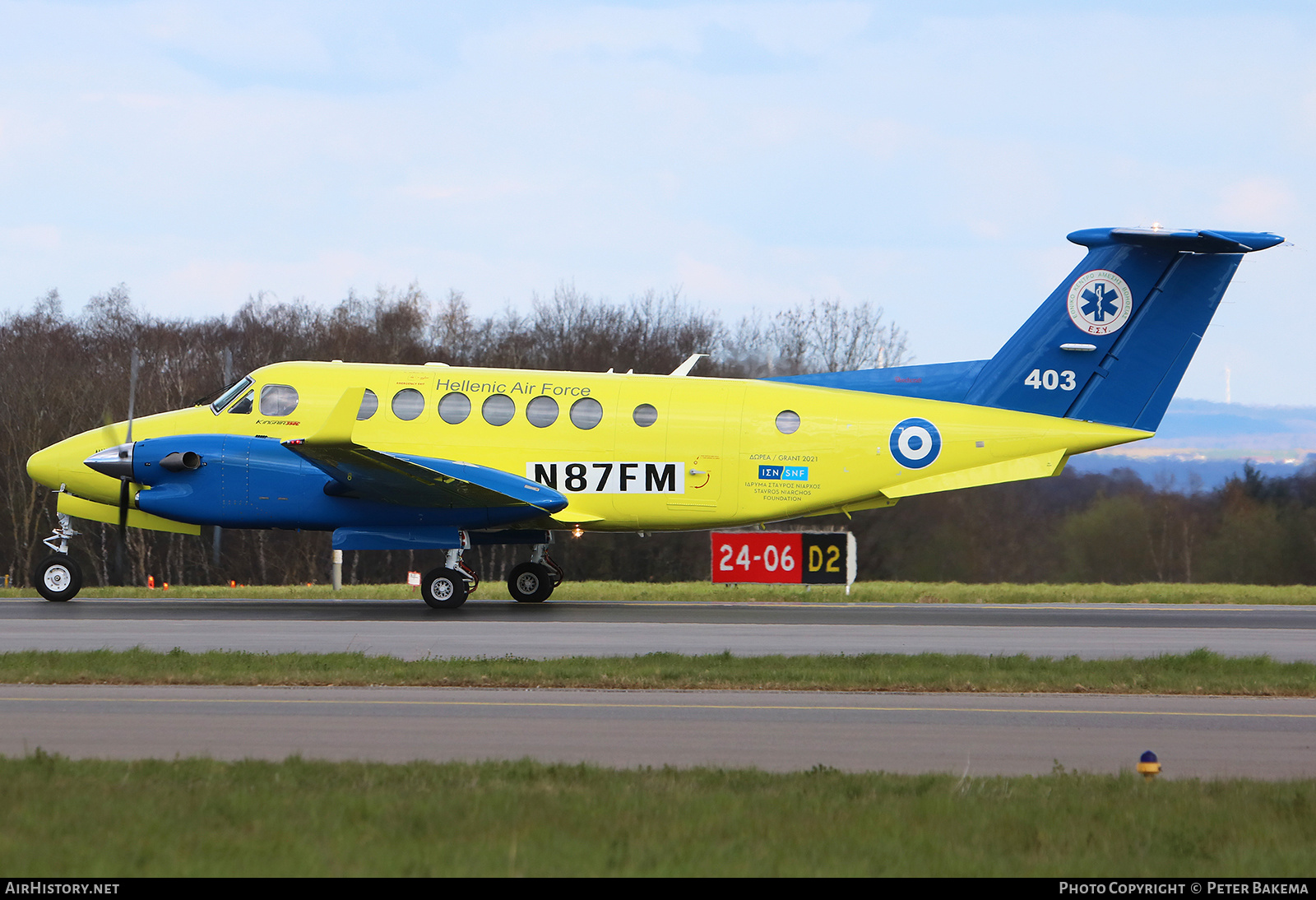 Aircraft Photo of 403 / N87FM | Beechcraft 350C King Air (B300C) | Greece - Air Force | AirHistory.net #851602