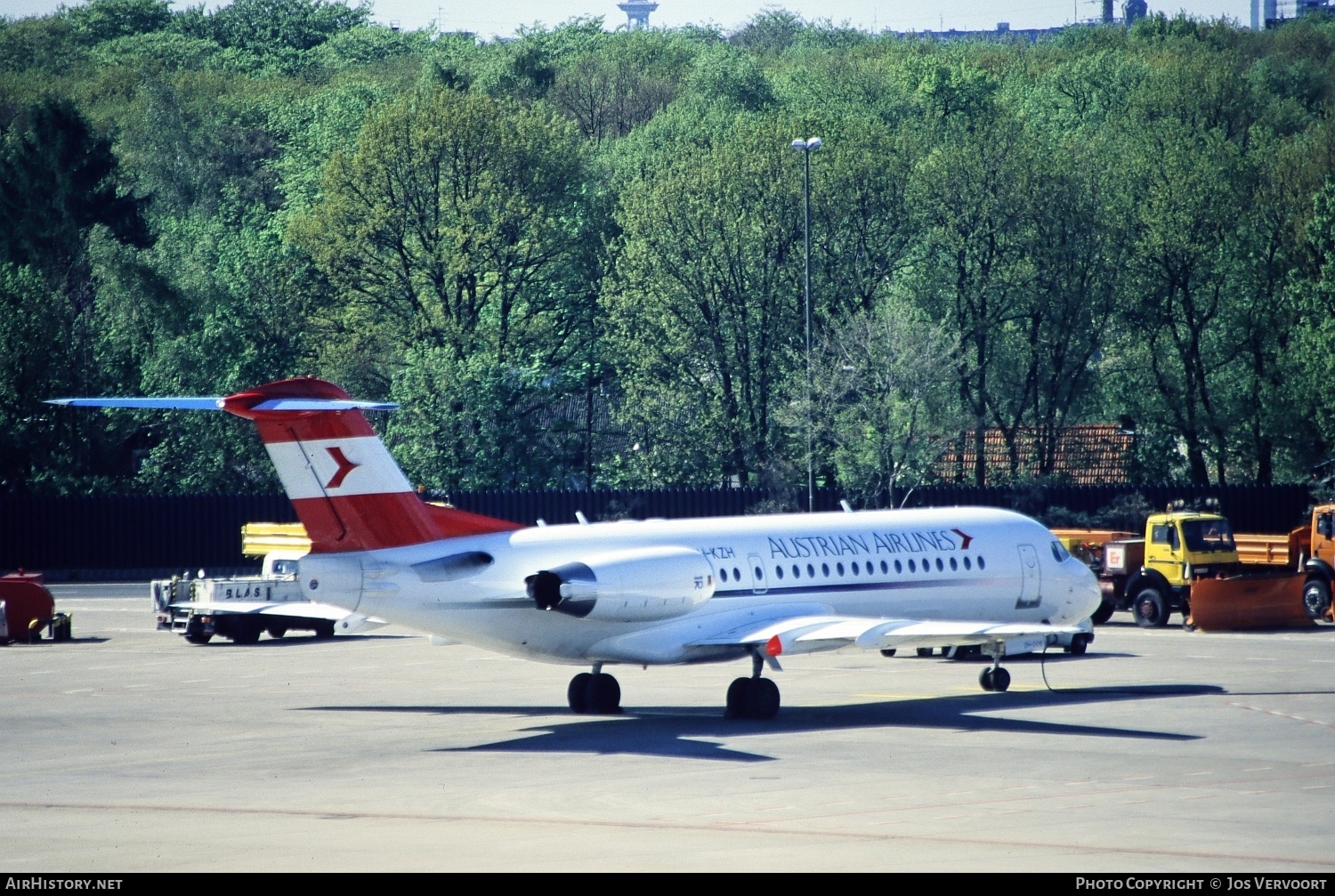 Aircraft Photo of PH-KZH | Fokker 70 (F28-0070) | Austrian Airlines | AirHistory.net #851672