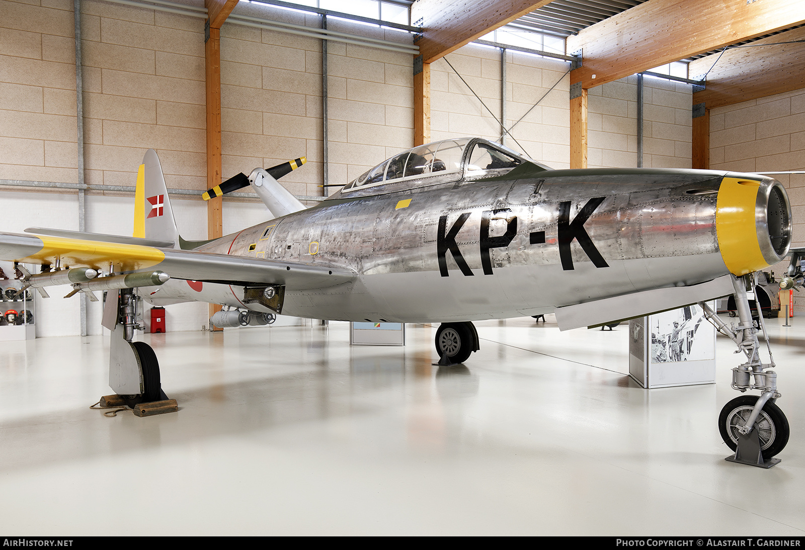 Aircraft Photo of A-792 | Republic F-84G Thunderjet | Denmark - Air Force | AirHistory.net #851715