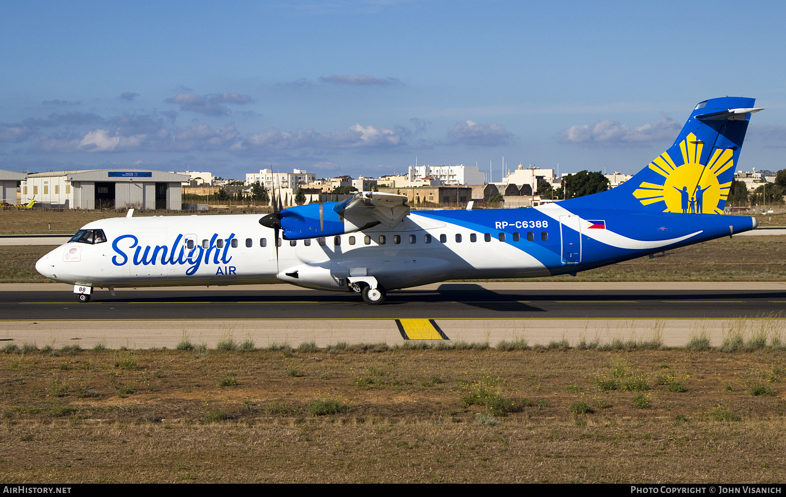 Aircraft Photo of RP-C6388 | ATR ATR-72-600 (ATR-72-212A) | Sunlight Air | AirHistory.net #851729