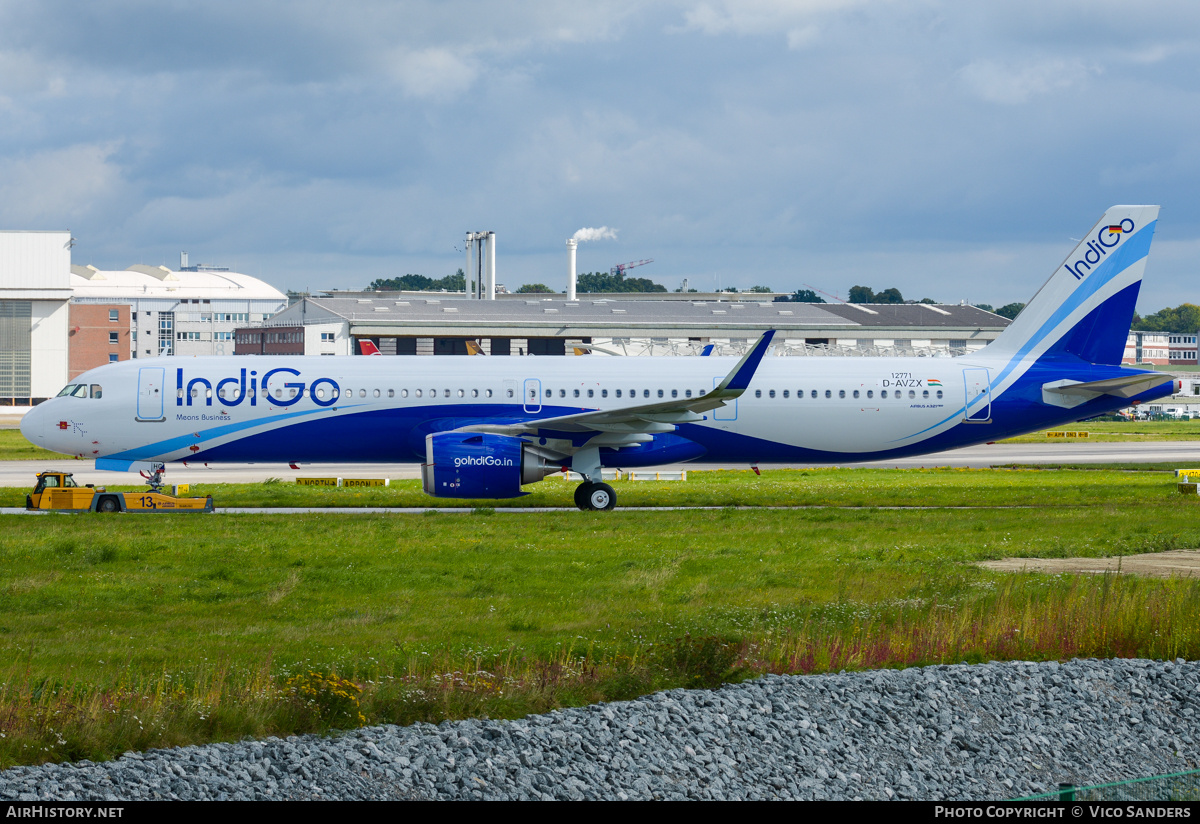Aircraft Photo of D-AVZX | Airbus A321-251NX | IndiGo | AirHistory.net #851744