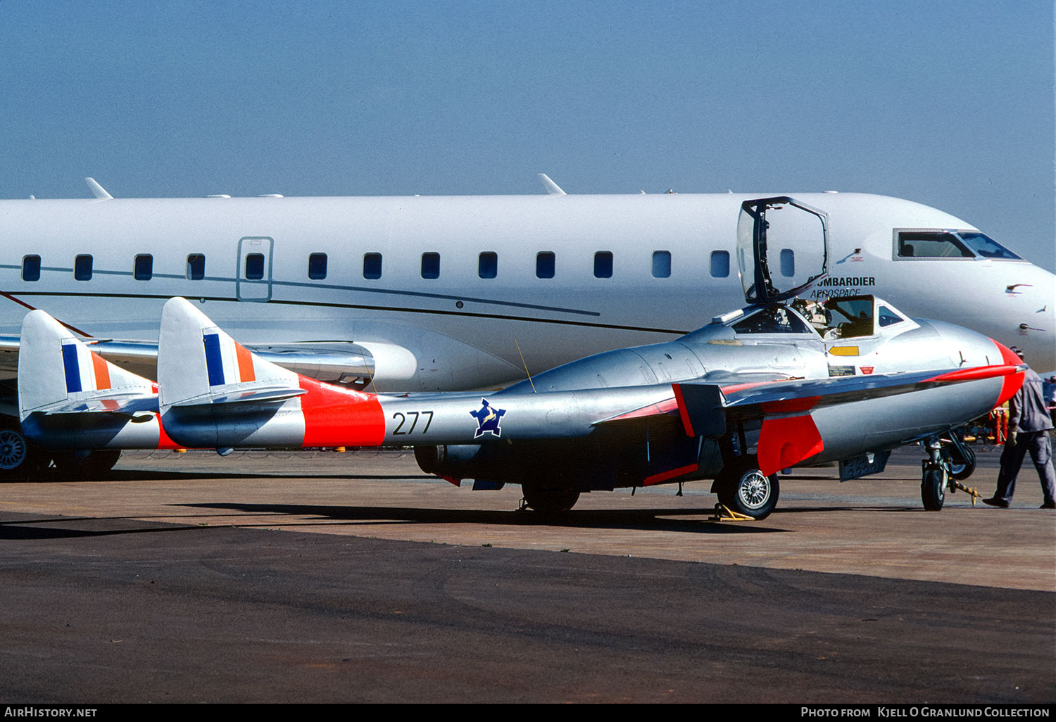 Aircraft Photo of 277 | De Havilland D.H. 115 Vampire T55 | South Africa - Air Force | AirHistory.net #851782