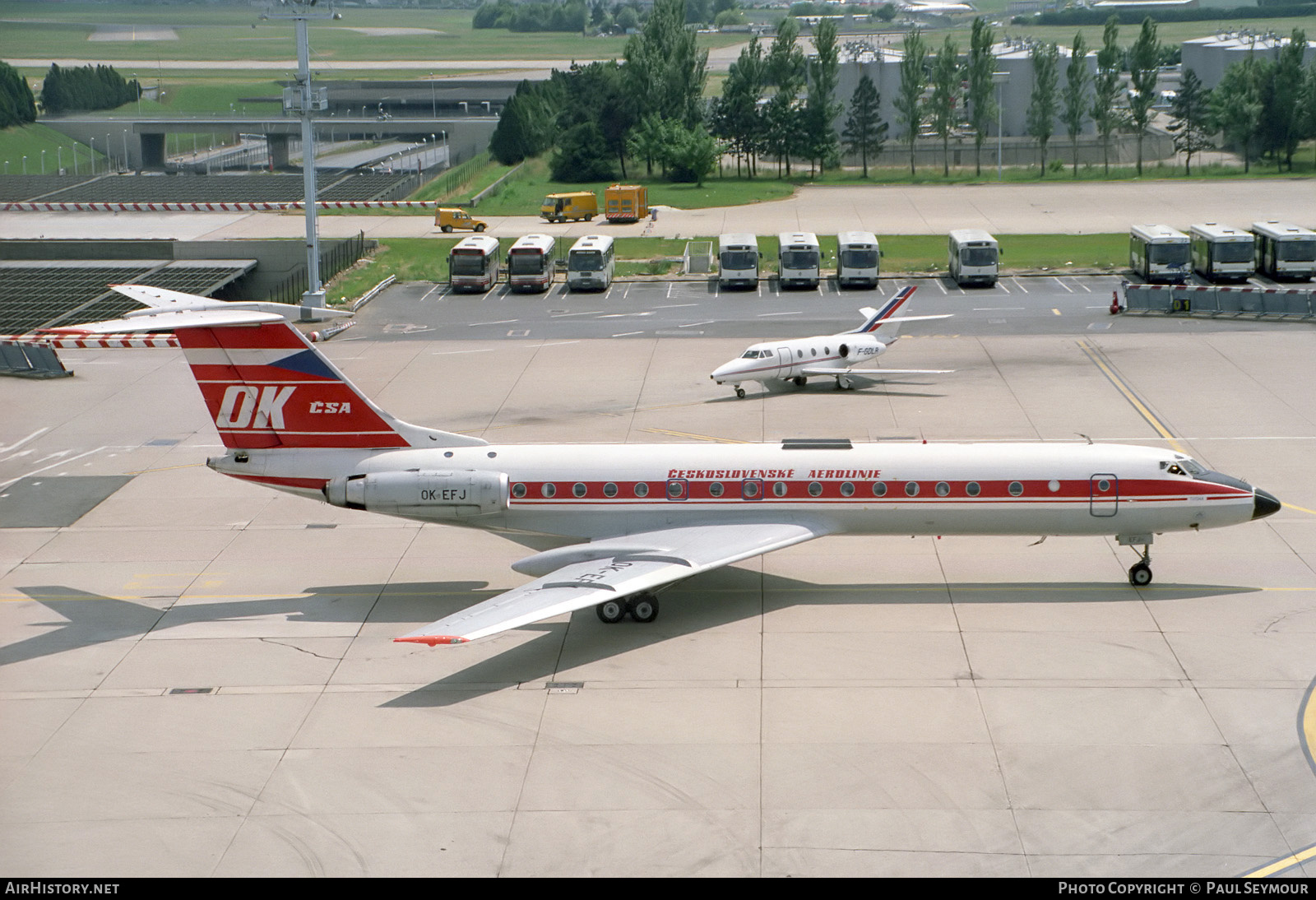 Aircraft Photo of OK-EFJ | Tupolev Tu-134A | ČSA - Československé Aerolinie - Czechoslovak Airlines | AirHistory.net #851800
