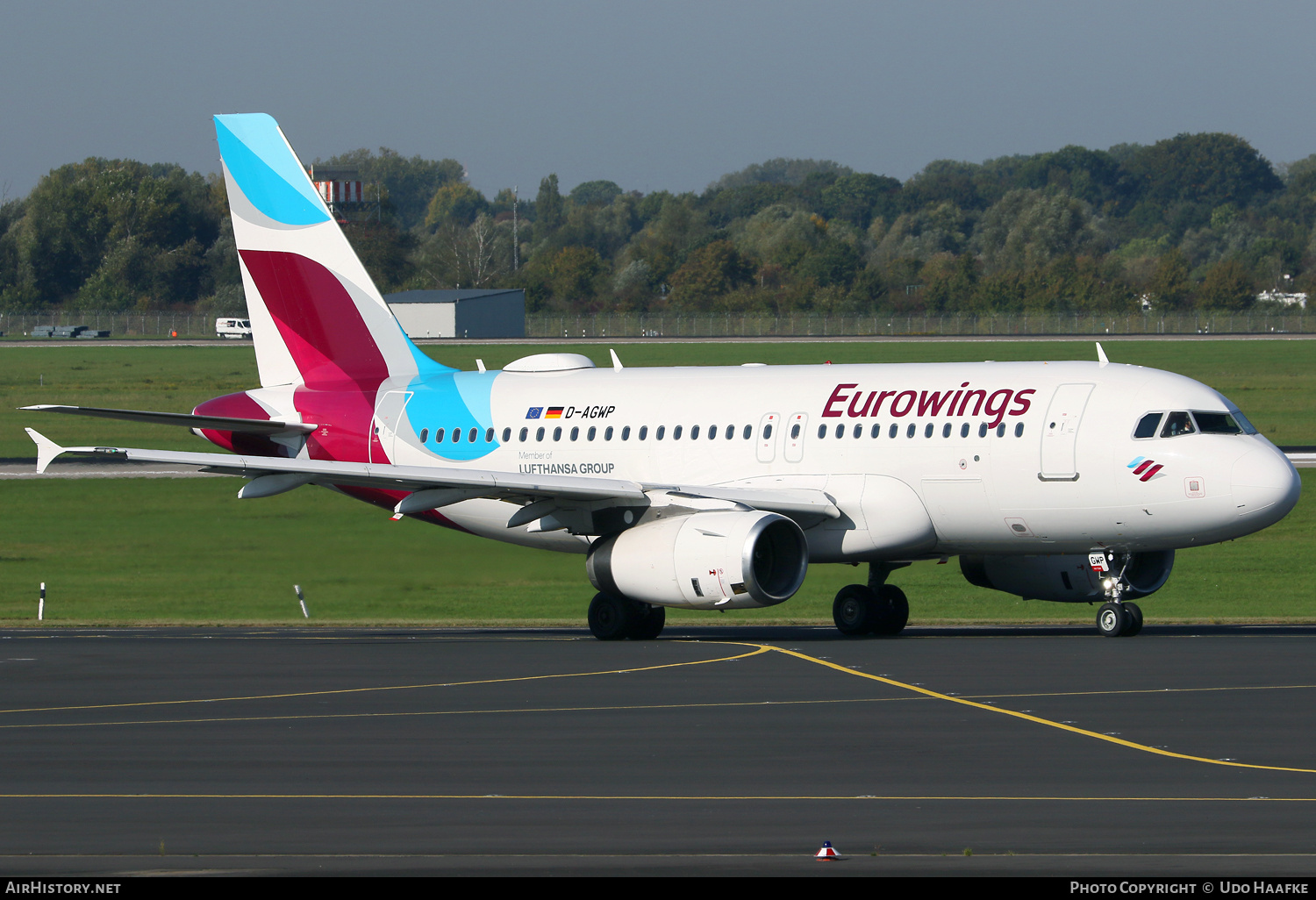 Aircraft Photo of D-AGWP | Airbus A319-132 | Eurowings | AirHistory.net #851829