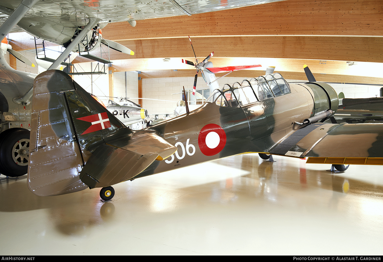 Aircraft Photo of 31-306 | North American Sk16C (AT-6) | Denmark - Air Force | AirHistory.net #851839