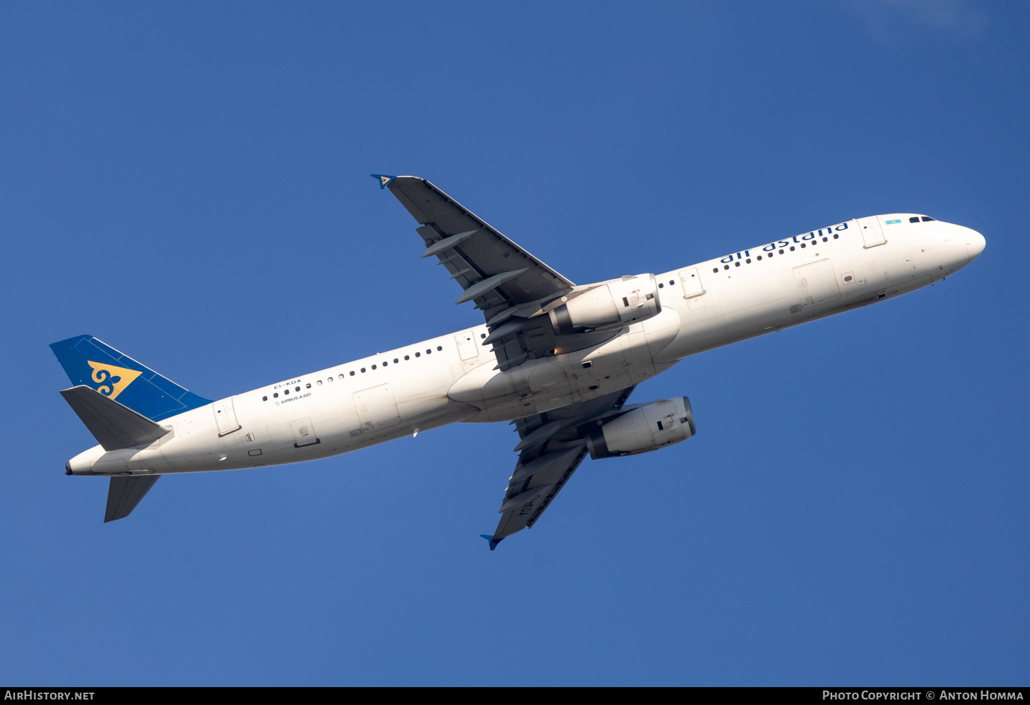 Aircraft Photo of EI-KDA | Airbus A321-231 | Air Astana | AirHistory.net #851840