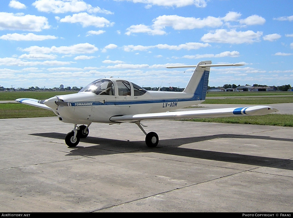 Aircraft Photo of LV-AOM | Piper PA-38-112 Tomahawk | AirHistory.net #851866