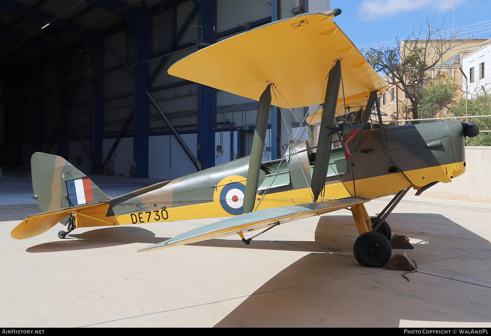 Aircraft Photo of 9H-RAF / DE730 | De Havilland D.H. 82A Tiger Moth | UK - Air Force | AirHistory.net #851886