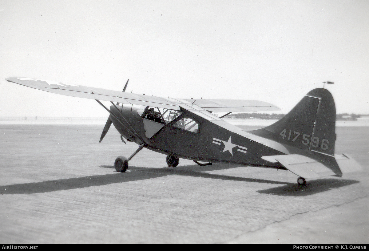 Aircraft Photo of 44-17596 | Stinson L-5E Sentinel | USA - Air Force | AirHistory.net #851956