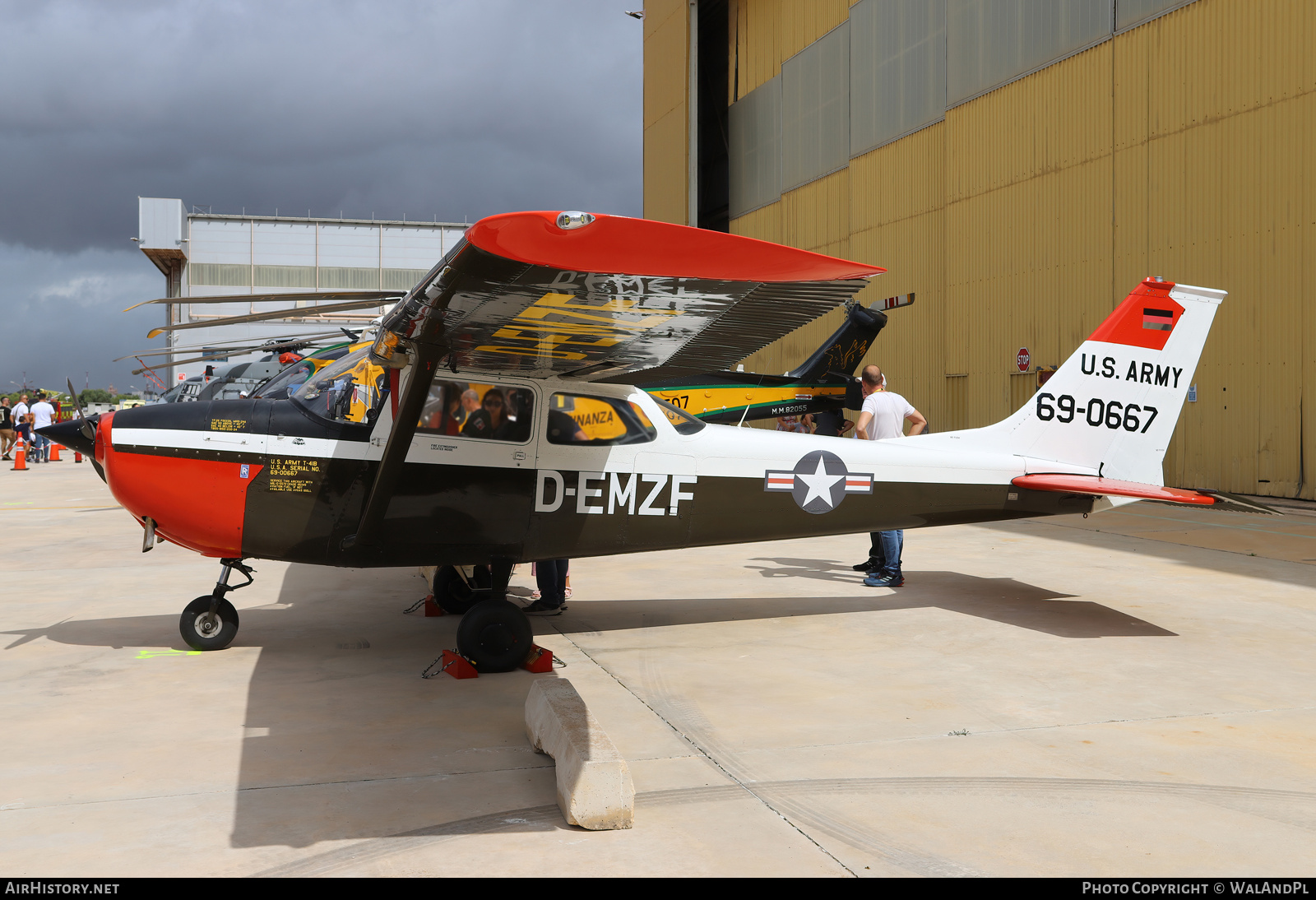 Aircraft Photo of D-EMZF / 69-0667 | Reims F172H Skyhawk | USA - Army | AirHistory.net #851958