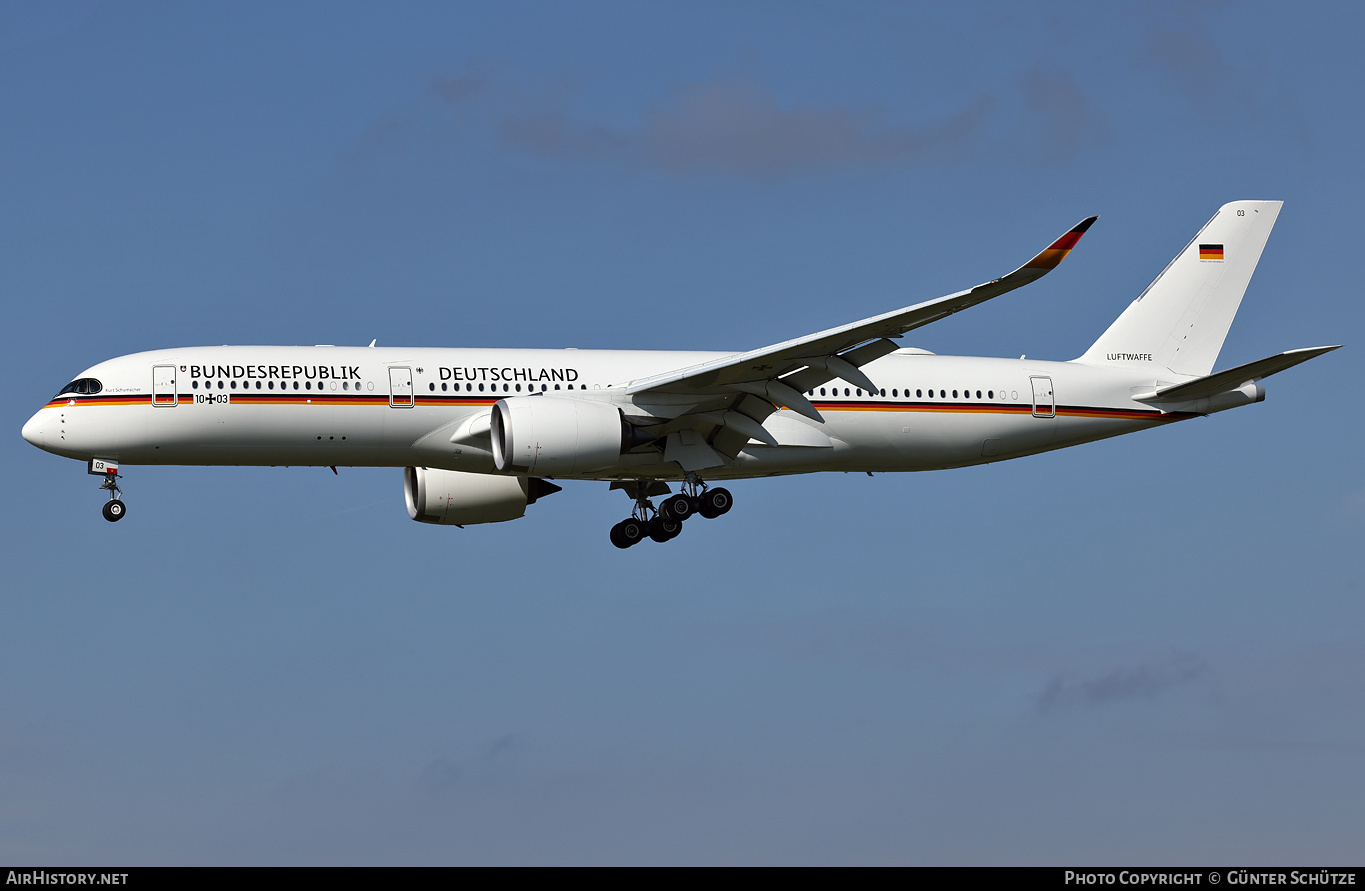 Aircraft Photo of 1003 / 03 | Airbus A350-941 | Germany - Air Force | AirHistory.net #851967
