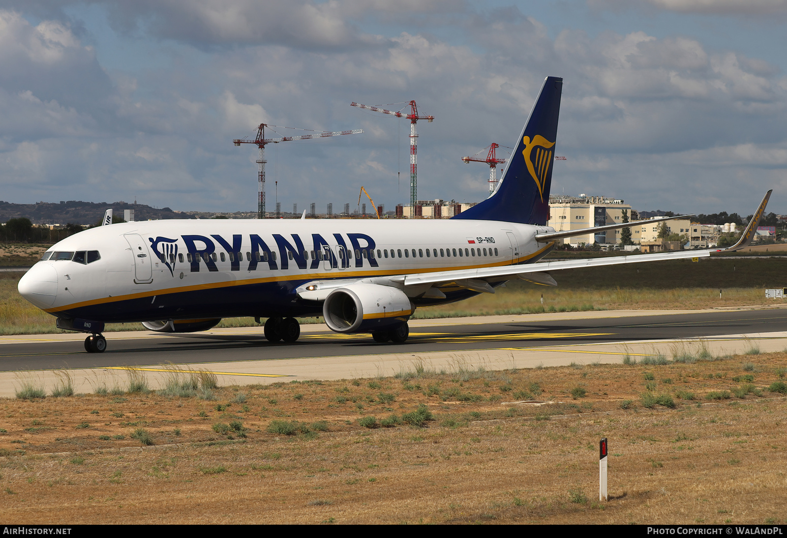 Aircraft Photo of SP-RND | Boeing 737-8AS | Ryanair | AirHistory.net #851984