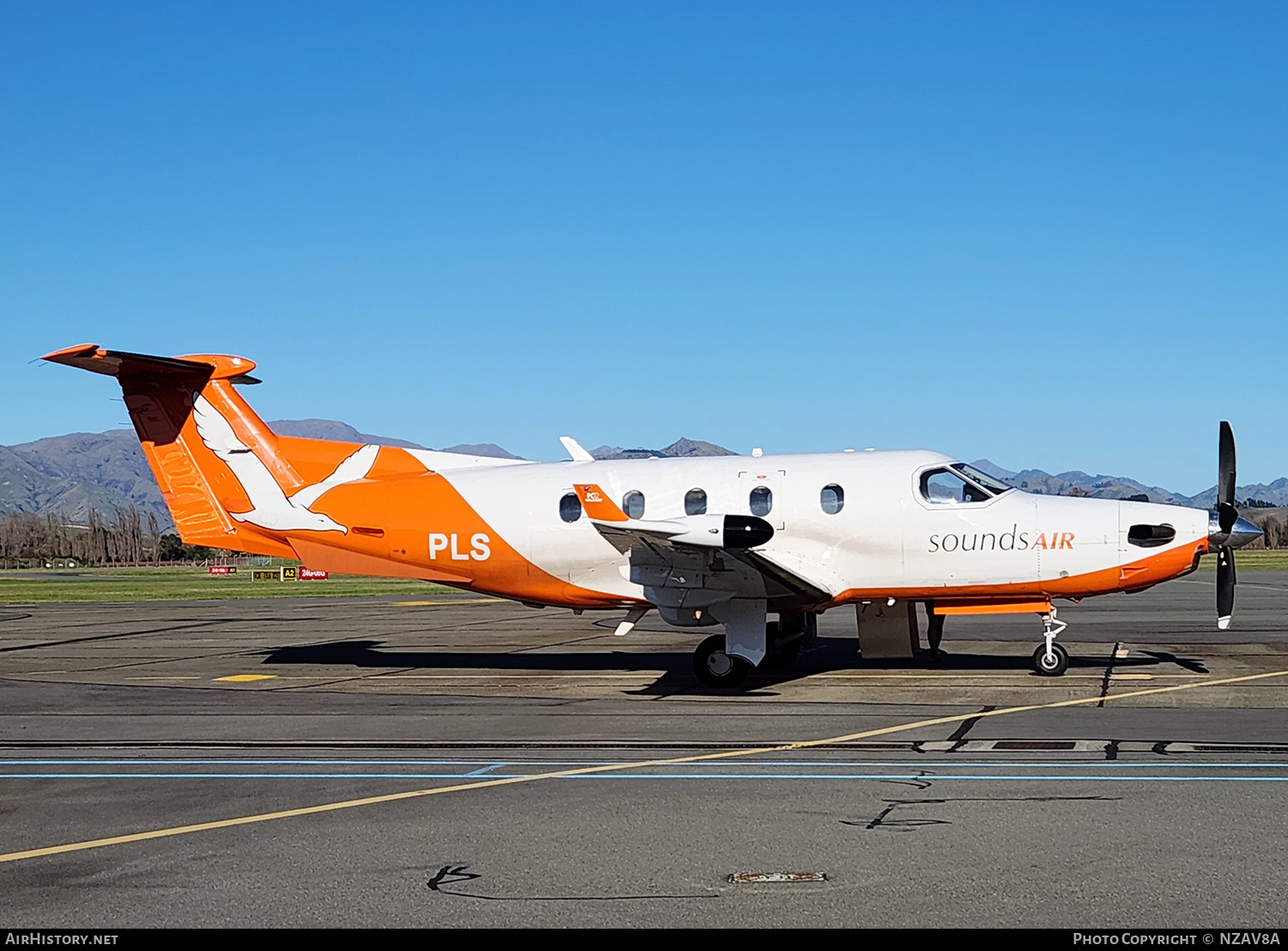 Aircraft Photo of ZK-PLS | Pilatus PC-12 | Sounds Air | AirHistory.net #851989