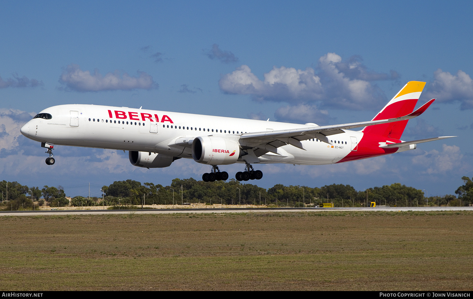 Aircraft Photo of EC-NGT | Airbus A350-941 | Iberia | AirHistory.net #852012