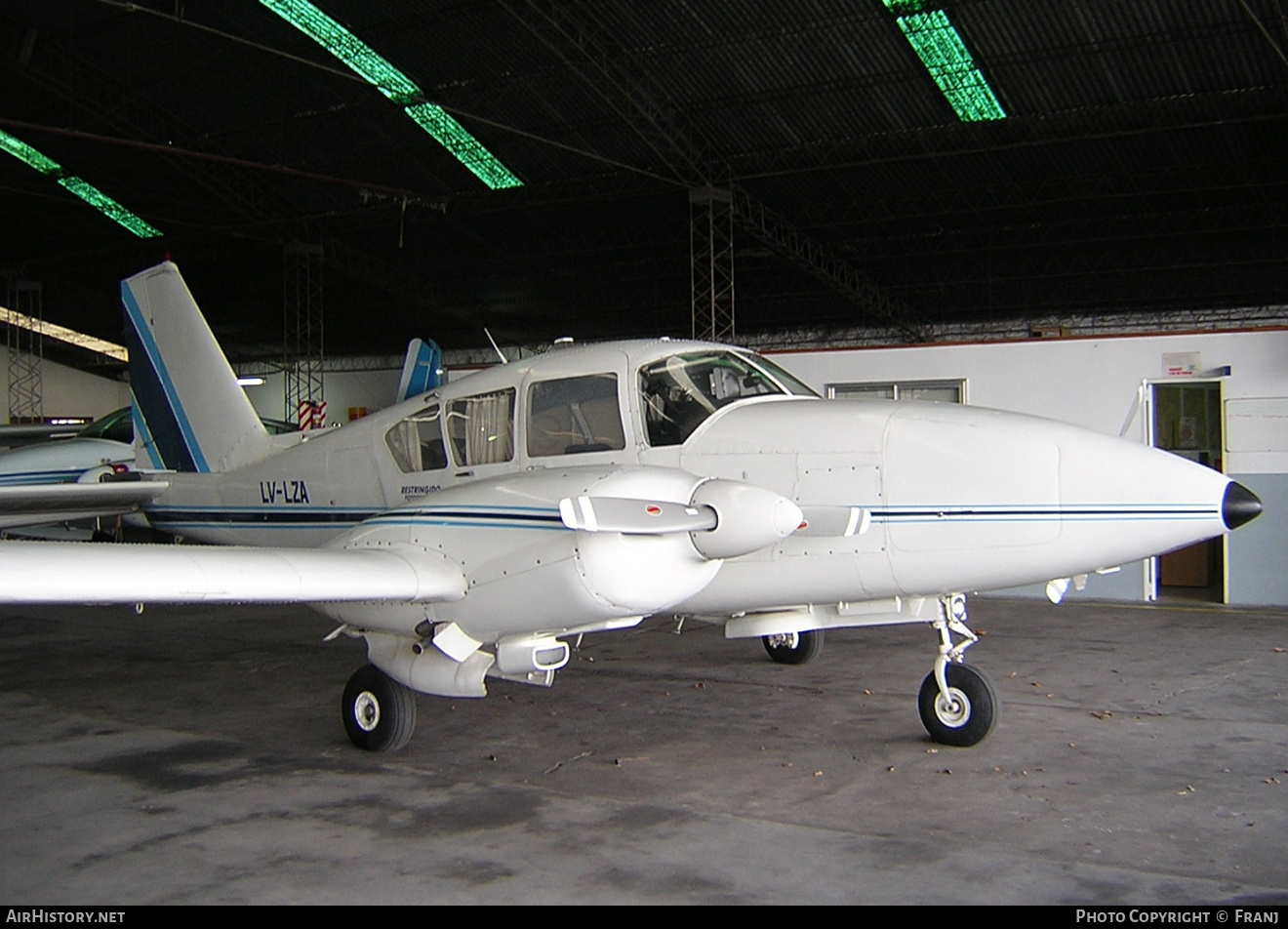 Aircraft Photo of LV-LZA | Chincul PA-A-23-250 Aztec F | AirHistory.net #852049